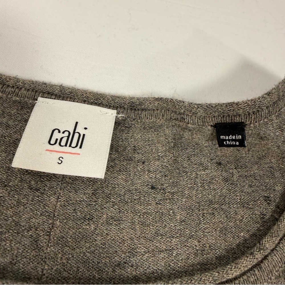 Oversized Cabi Brown Cotton Viscose Blend Pullover Sweater S Small - Picture 8 of 10